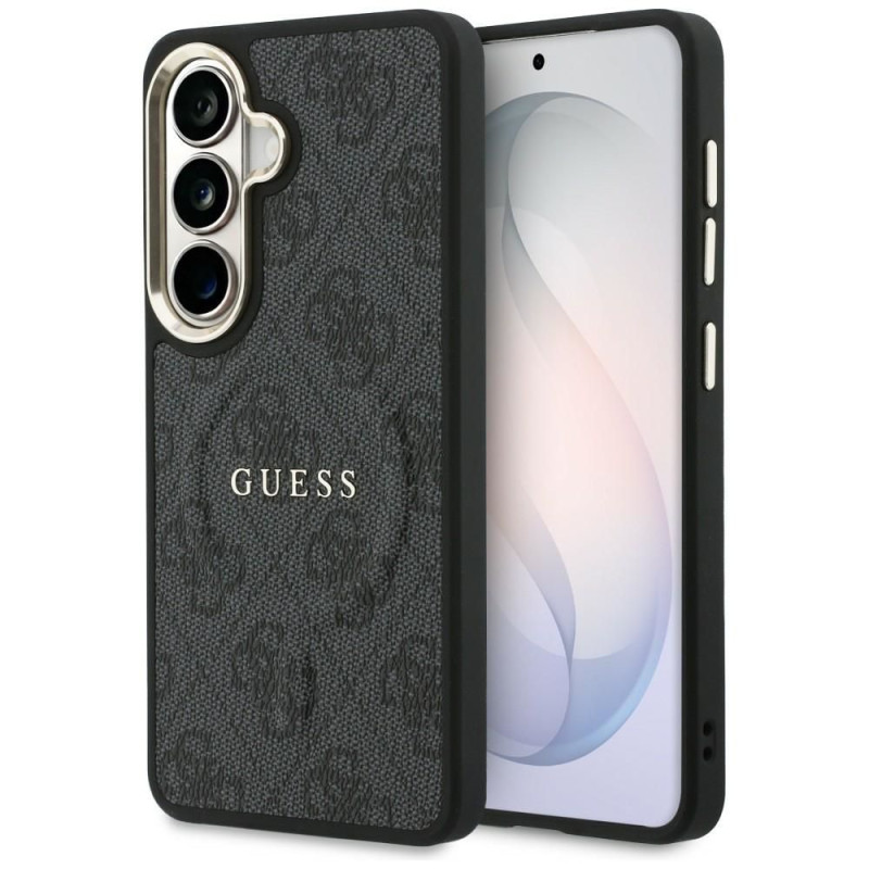 Kryt Guess 4G EMBOSSED RING pro Samsung S26 Plus - černý