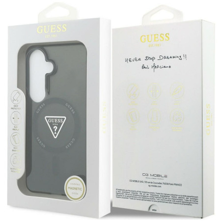 Kryt GUESS GUHMS26SHGTMLCGK pro Samsung S26 - černý