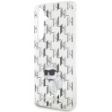 Kryt Karl Lagerfeld pro Samsung S23 FE – transparent (Monogram)
