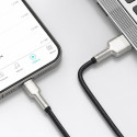 BASEUS CALJK-B01 Cafule Opletený kabel USB/Lightning 12W, 2m, černý