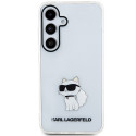 Kryt KARL LAGERFELD pro Samsung S24 – transparentní