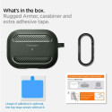 SPIGEN Rugged Armor Odolný kryt pro Apple AirPods Pro, tmavě zelený
