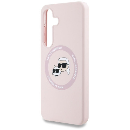 Kryt Karl Lagerfeld CHOUPETTE pro Samsung S25 Plus - růžový