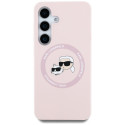 Kryt Karl Lagerfeld CHOUPETTE pro Samsung S25 Plus - růžový