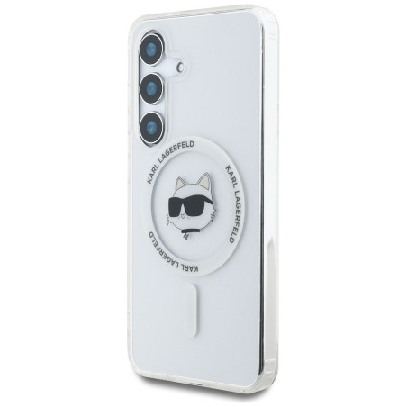 Kryt KARL LAGERFELD pro Samsung S25 Plus - bílý