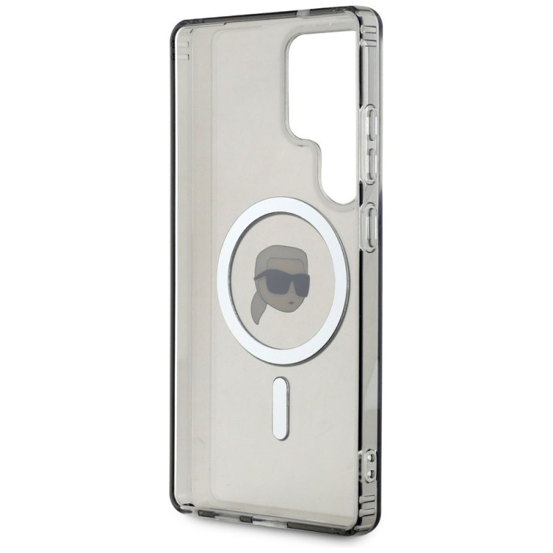Kryt Karl Lagerfeld KLHMS25LHLSKIK pro Samsung S25 Ultra - černý