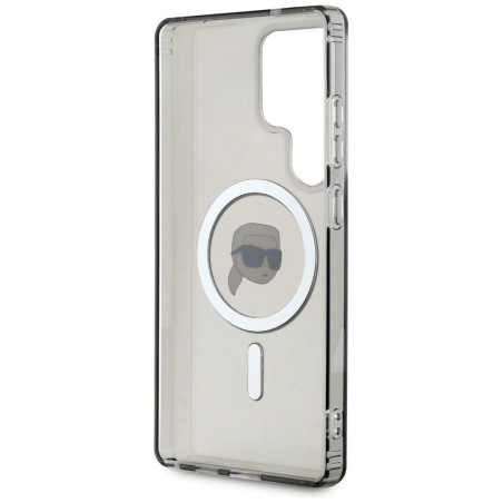 Kryt Karl Lagerfeld KLHMS25LHLSKIK pro Samsung S25 Ultra černý