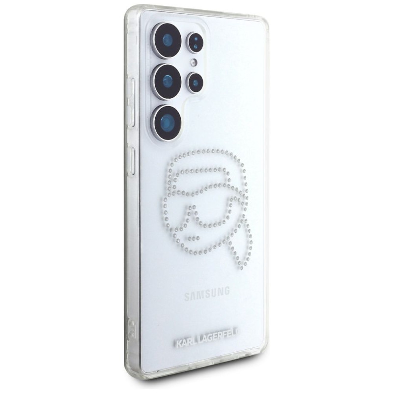 Kryt Karl Lagerfeld SAMSUNG S25 Ultra KLHCS25LHKHDCELT pro Samsung S25 Ultra - průhledný