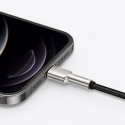 BASEUS CALJK-B01 Cafule Opletený kabel USB/Lightning 12W, 2m, černý