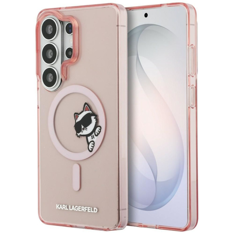 Kryt Karl Lagerfeld CHOUPETTE pro SAMSUNG S26 Ultra - růžová