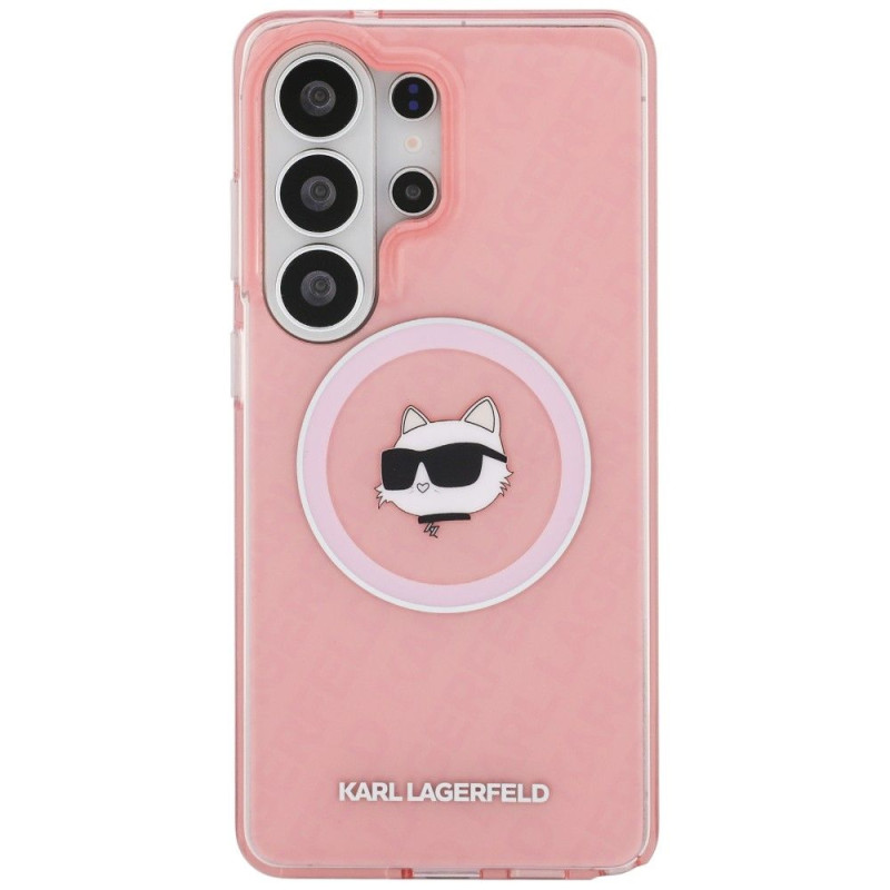 Kryt Karl Lagerfeld KLHMS26LHMKBCHOP pro Samsung S26 Ultra - růžová