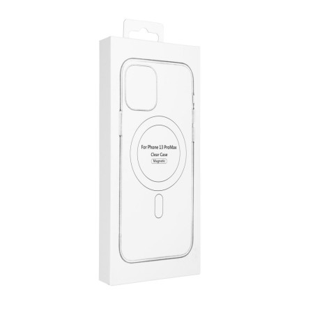 Kryt Clear Mag Cover pro iPhone 13 Pro Max - průhledný