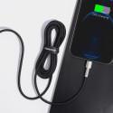 BASEUS CALJK-B01 Cafule Opletený kabel USB/Lightning 12W, 2m, černý