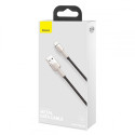 BASEUS CALJK-B01 Cafule Opletený kabel USB/Lightning 12W, 2m, černý