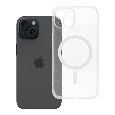 Kryt CLEAR MAG COVER - GLITTER pro iPhone 14
