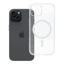 Kryt iPhone 15 MagSafe Clear Glitter pro iPhone 15