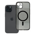 Kryt Clear Mag Cover Glitter iPhone 14 - černý třpytivý