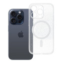 Kryt CLEAR MAG COVER iPhone 14 Pro – transparentní třpytky