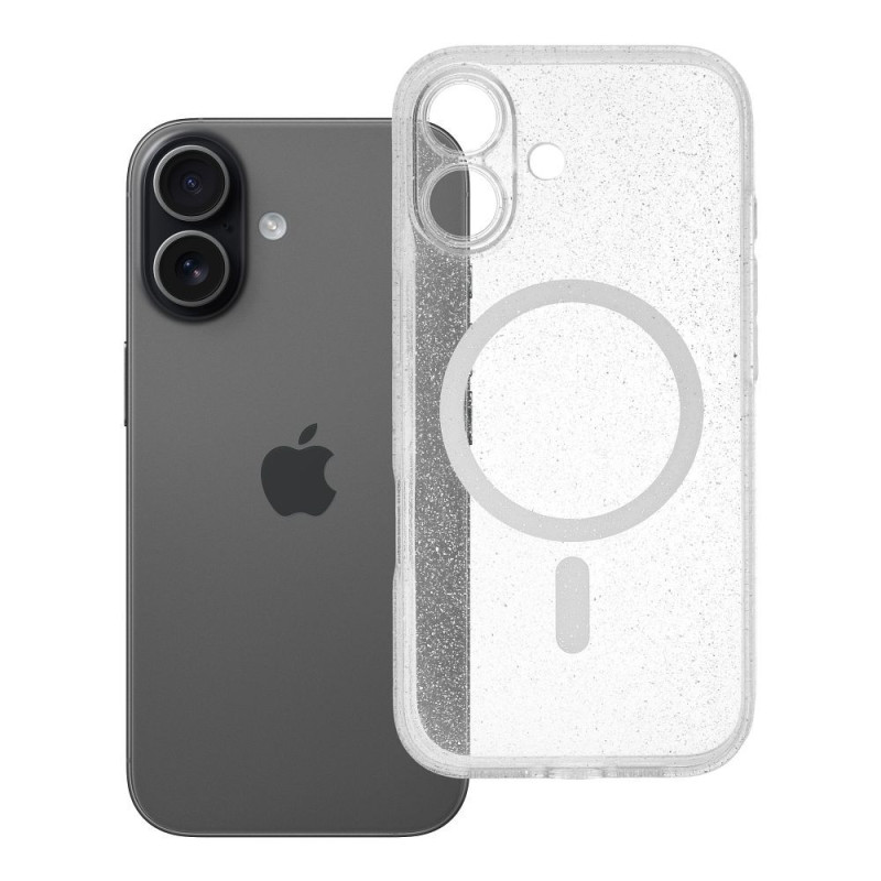 Kryt iPhone 17 pro iPhone 17 - průhledný/třpytivý