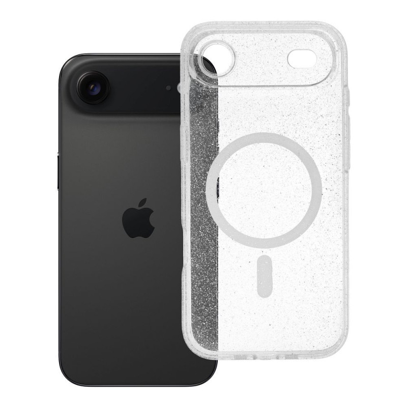 Kryt iPhone 17 AIR pro iPhone 17 - průhledný třpytivý