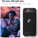 SPIGEN Rugged Armor Odolný kryt pro iPhone SE 2020/2022, černý