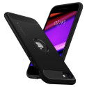 SPIGEN Rugged Armor Odolný kryt pro iPhone SE 2020/2022, černý