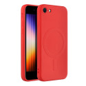 Kryt Silicone Mag Cover MagSafe pro iPhone 7/8/SE - červený