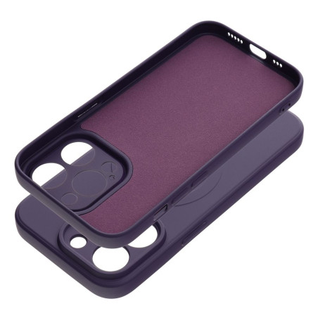 Kryt Silicone Mag Cover pro iPhone 14 PRO – tmavě fialová