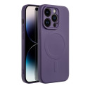 Kryt Silicone Mag Cover pro iPhone 14 PRO – tmavě fialová