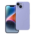 Silicone Mag Cover iPhone 14 – fialová