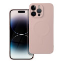 Kryt Silicone Mag Cover iPhone 14 Pro Max růžový
