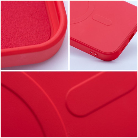Kryt Silicone Mag Cover iPhone 14 - červená