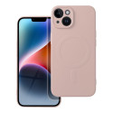 Kryt Silicone Mag Cover pro iPhone 14 - růžová