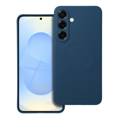 Kryt Silicone Mag Cover pro Samsung S25 PLUS - modrý