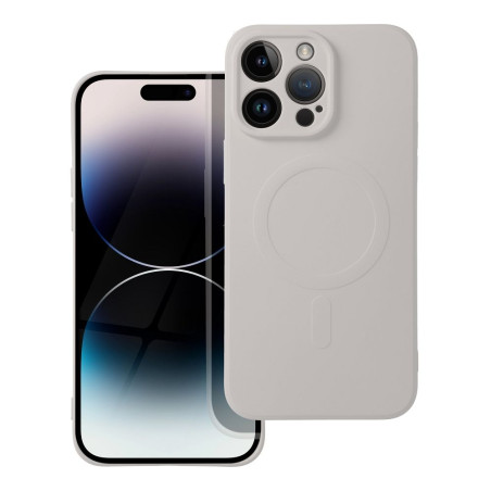 Kryt Silicone Mag Cover pro Samsung S25 PLUS - titanově šedý