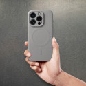 Kryt Silicone Mag Cover pro Samsung S25 ULTRA - titanově šedý