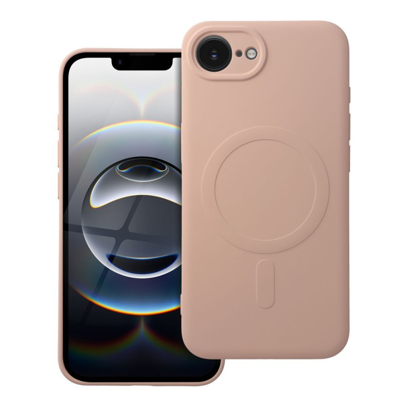 Kryt silikonový Mag Cover pro iPhone 16e - růžová