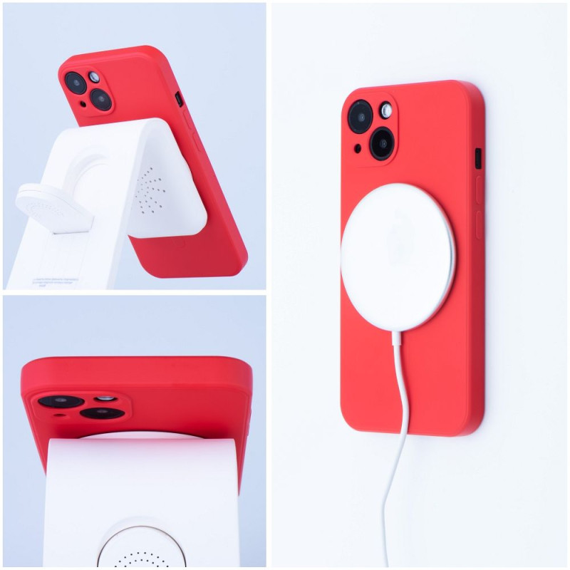 Kryt SILICONE MAG COVER pro iPhone Air - červená