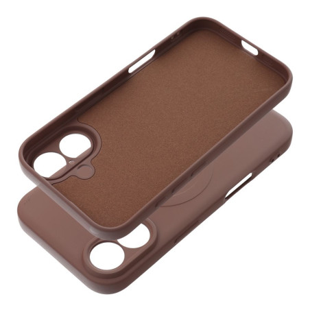 Kryt SILICONE MAG COVER iPhone 17 - hnědý