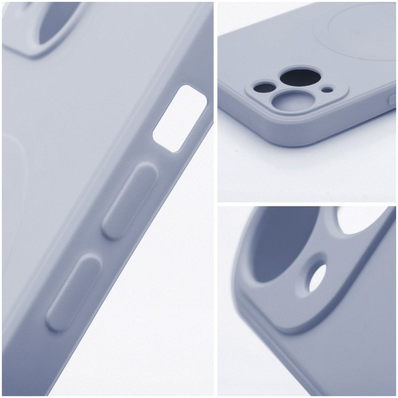 Kryt pro Samsung A27 - světle modrý (Silicone Mag Cover s MagSafe ochranou fotoaparátu)