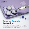 Ochranné sklo X-One Sapphire Camera Armor Pro iPhone 16e/17e - silver
