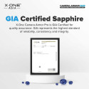Ochranné sklo X-One Sapphire Camera Armor Pro iPhone 16e/17e - silver