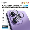 Ochranné sklo X-One Sapphire Camera Armor Pro iPhone 16e/17e - silver