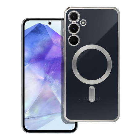 Kryt ELECTRO MAG COVER pro Samsung A55 – stříbrná