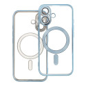 Kryt ELECTRO MAG COVER MagSafe pro iPhone 16 – modrá