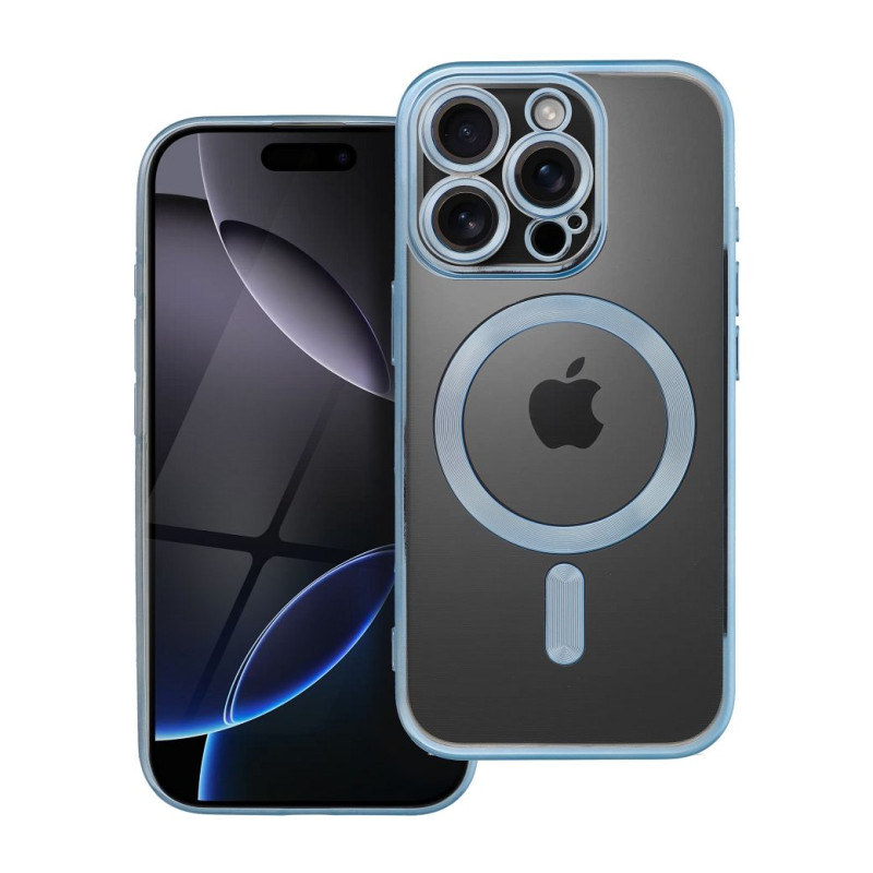 Kryt iPhone 16 PRO Electro Mag Cover pro iPhone 16 Pro - modrá