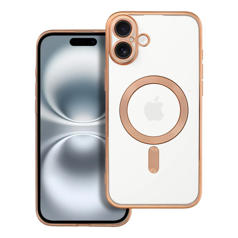 Kryt Electro Mag Cover pro iPhone 16 PLUS - zlatá