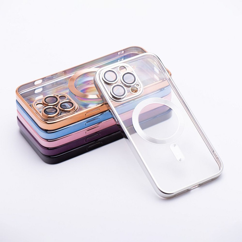 Kryt ELECTRO MAG COVER pro iPhone 16 - stříbrná (silver)