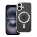 Kryt ELECTRO MAG COVER pro iPhone 16 - stříbrný