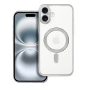 Kryt Electro Mag Cover iPhone 16 PLUS - stříbrná